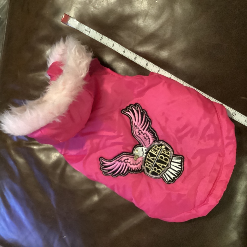 Bundle 2 for $10 - dog biker babe lined jacket